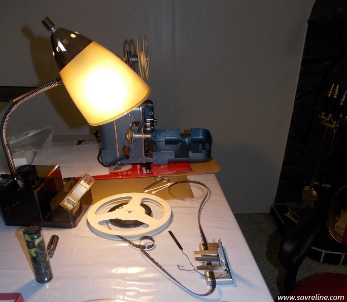 Silent film projector